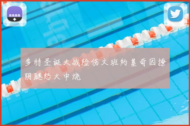 多特圣诞大战险伤文班约基奇因撩阴腿怒火中烧
